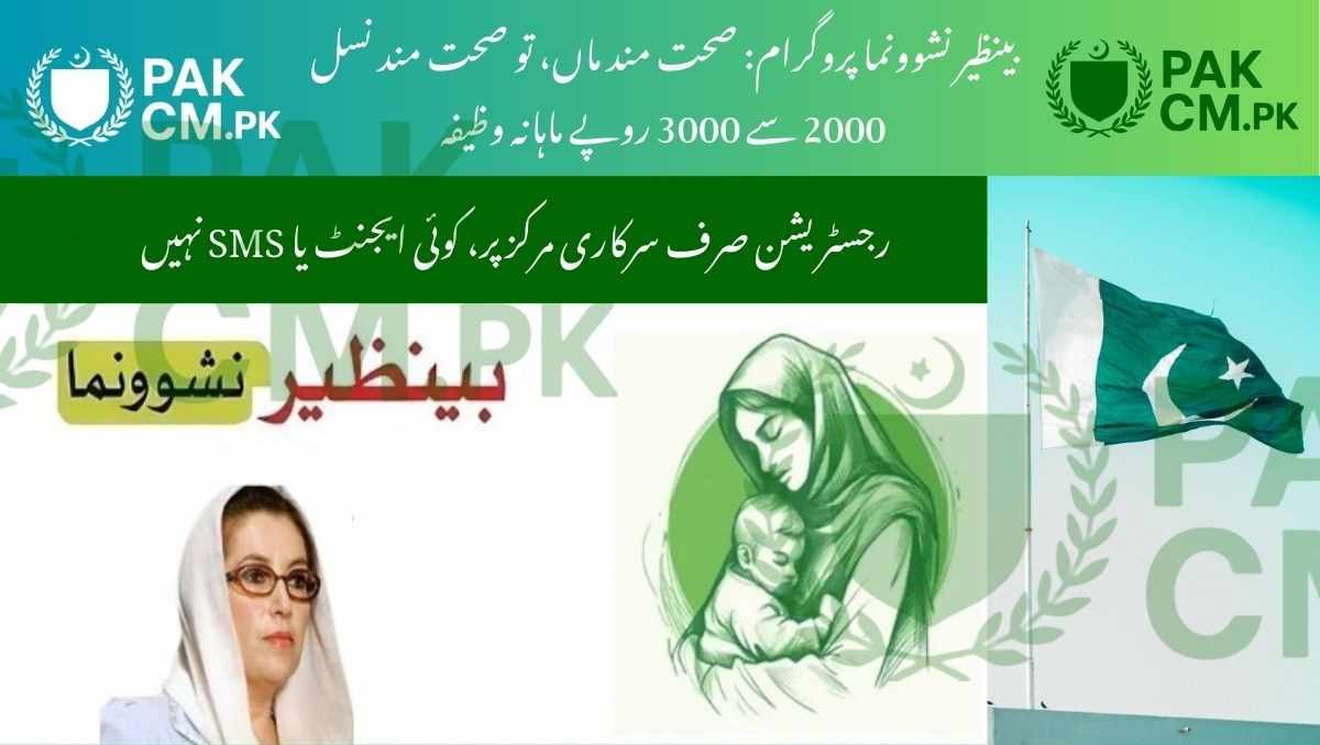 You are currently viewing Benazir Nashonuma Program 2025 – Monthly Assistance and Health Services for Women and Kids